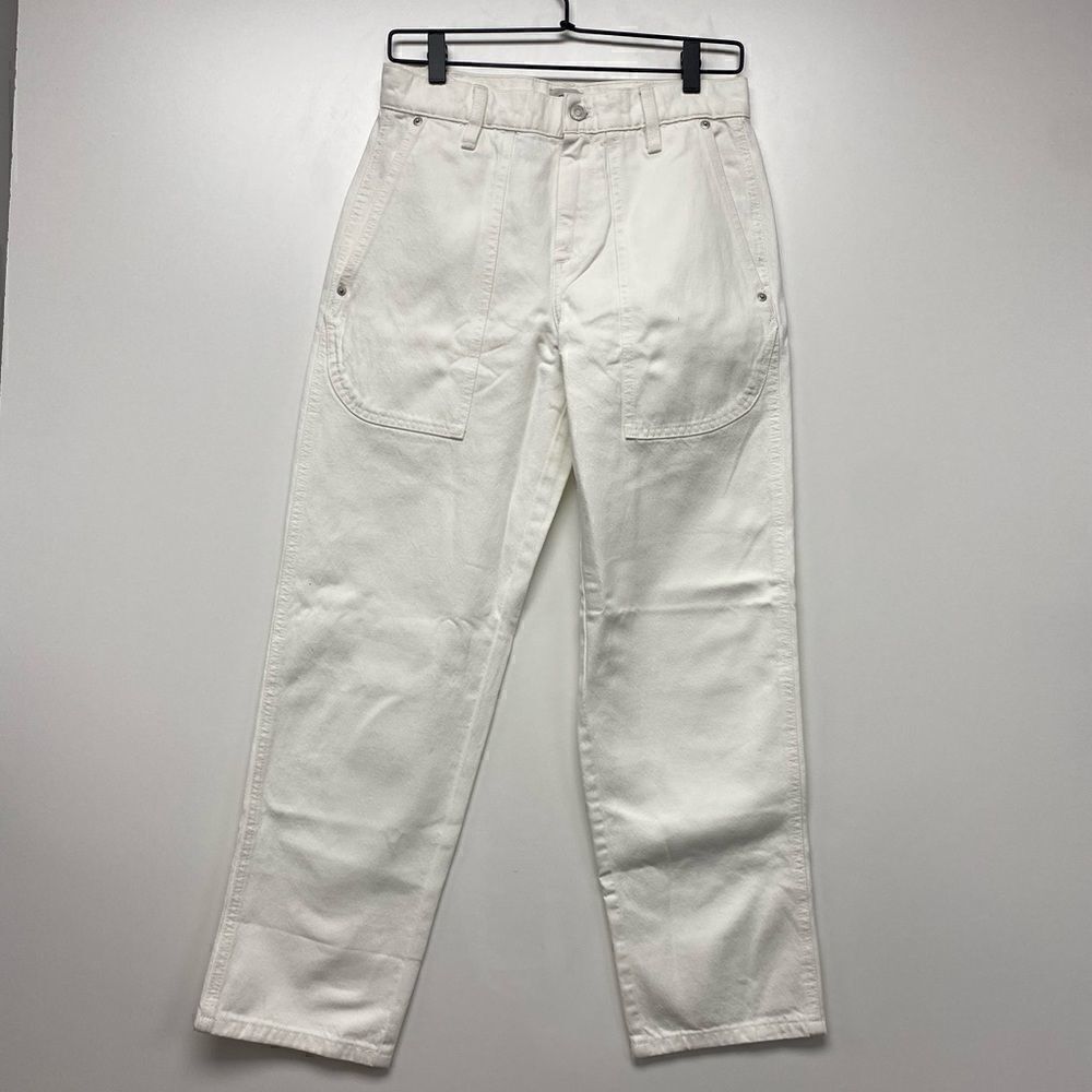 J. Crew White Patch Pocket Jeans Item BA683*